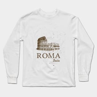 Roma - Vintage Art Long Sleeve T-Shirt